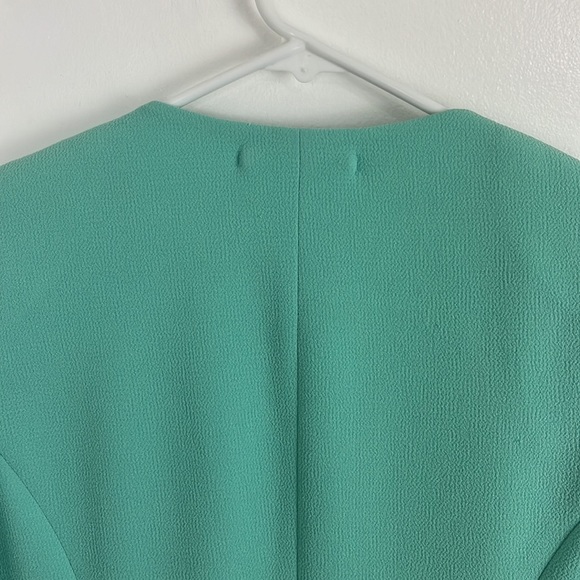 Aritzia Wilfred Aquamarine Open Front 50s-Look Blazer - Picture 7 of 8